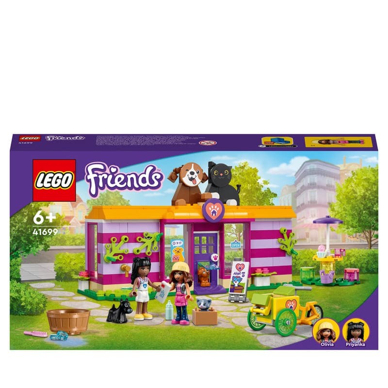 Lego Friends 41699 Il Caffè di Adozione dei Cuccioli