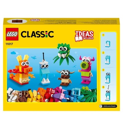 LEGO Classic Mattoncini e Ruote, Set di Costruzioni per Bambini 4+