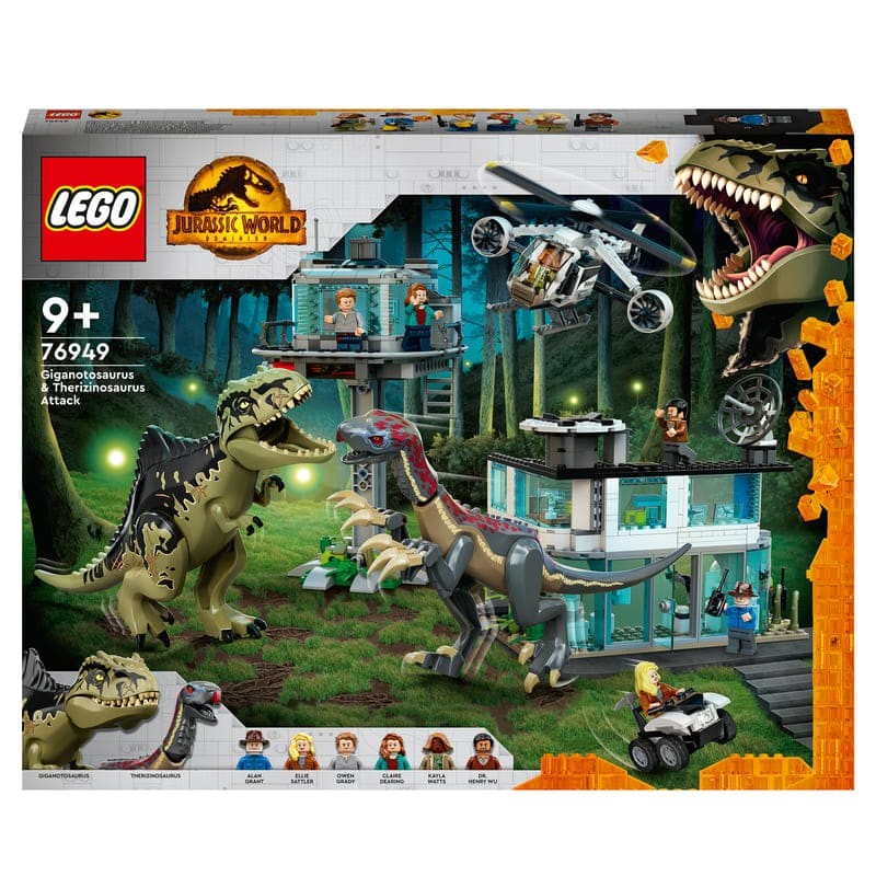 Jurassic World™ Owen e la Fuga del Dinosauro, con 3 dinosauri e personaggio  in Vendita Online