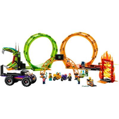 LEGO City Stuntz Stunt Bike Antincendio, Moto Giocattolo con Funzione  “Carica e Vai”, Idee Regalo per Bambini dai 5 Anni, 60311